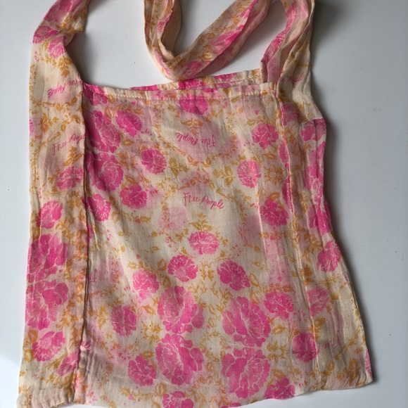 Free People reusable cloth tote bag - Picture 2 of 5